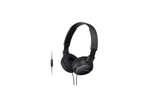 Sony MDR-ZX110AP - Écouteurs avec micro - circum-aural - filaire - jack 3,5mm - noir État correct Sony reconditionné disponible sur Fnac