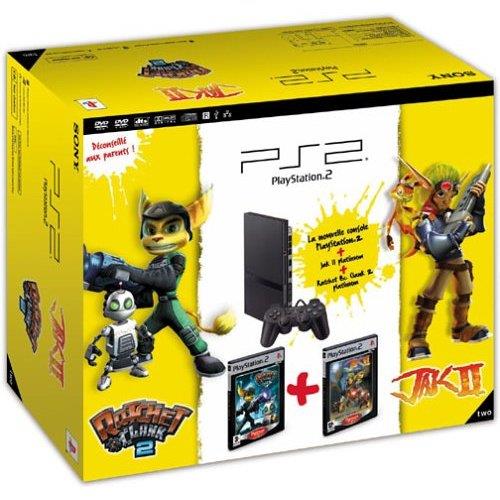 Sony Pack PlayStation 2 + Jak II - Hors La Loi + Ratchet et Clank 2 État correct reconditionné disponible sur Fnac