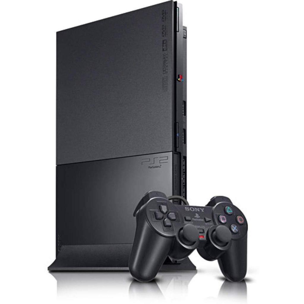 Voir photo 2 de Sony PlayStation 2 Slim - Noir | Dero Sony PlayStation 2 Slim - Noir Reconditionné Sony reconditionné photo 2 | Dero
