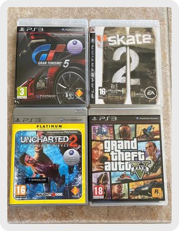 Sony PlayStation 3 Lot de 4 jeux Très bon état reconditionné (offre indisponible)