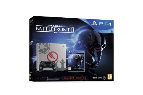 Sony PlayStation 4 - Limited Edition Star Wars Battlefront ll Bundle - console de jeux - HDR - 1 To HDD - gris - Star Wars Battlefront II Elite Trooper Deluxe Edition État correct - 707,26 € Sony PlayStation 4 - Limited Edition Star Wars Battlefront ll Bundle - console de jeux - HDR - 1 To HDD - gris - Star Wars Battlefront II Elite Trooper Deluxe Edition État correct Sony reconditionné disponible sur Fnac