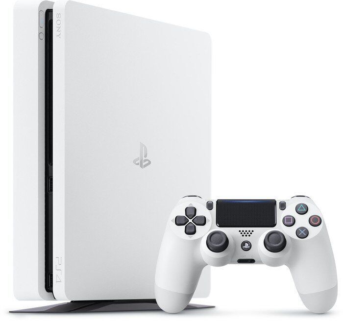 Sony PlayStation 4 Slim (PS4 Slim) Édition standard 500 GB 1 Manette Blanc Manette Blanche Bon état - 290,06 € Sony PlayStation 4 Slim (PS4 Slim) Édition standard 500 GB 1 Manette Blanc Manette Blanche Bon état Sony reconditionné disponible sur Refurbed | Dero