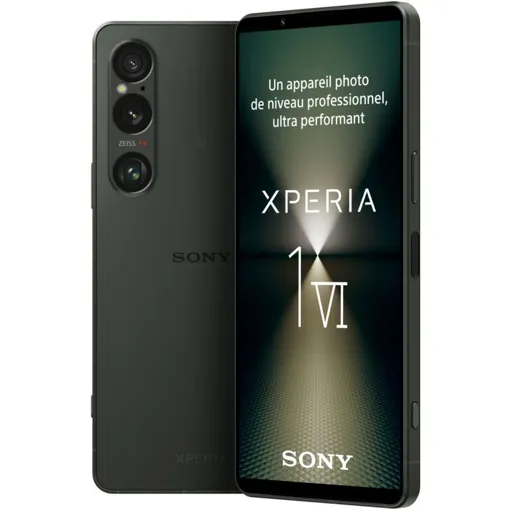 Sony Xperia 1 VI 5G Nano SIM 256 Go Vert Kaki occasion reconditionné disponible sur Rakuten