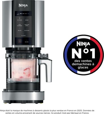 Sorbetière NINJA Creami NC302EU Très bon état - 129,00 € Sorbetière NINJA Creami NC302EU Très bon état reconditionné disponible sur Boulanger
