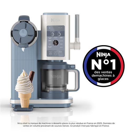 Sorbetiere Ninja Scoop & Swirl NC702EU Bleu acier État correct - 206,99 € Sorbetiere Ninja Scoop & Swirl NC702EU Bleu acier État correct Ninja reconditionné disponible sur Fnac