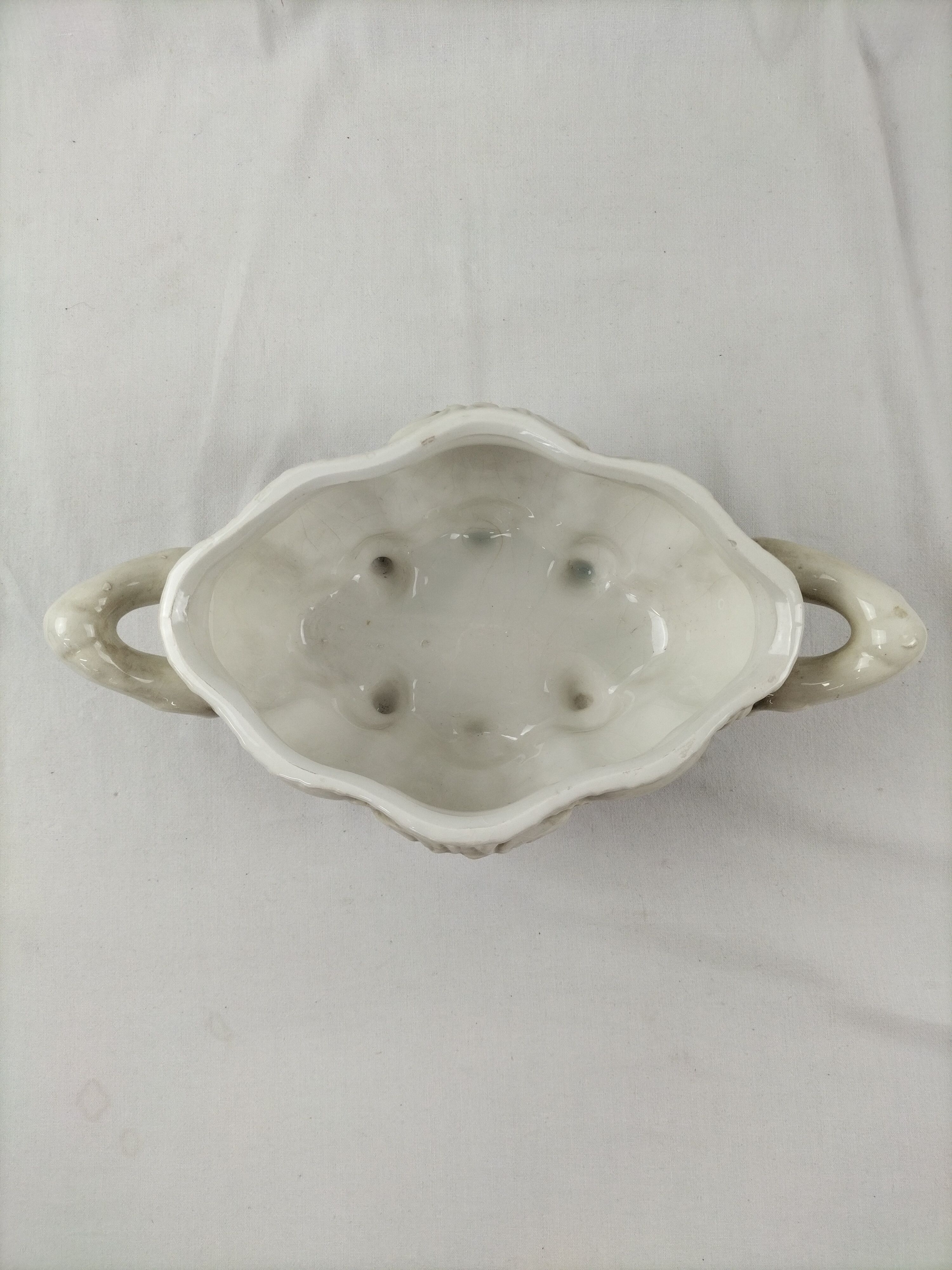 Voir photo 15 de ✨ Soupière ancienne en faïence – Décor floral en relief – Style vintage & romantique ✨ ✨ Soupière ancienne en faïence – Décor floral en relief – Style vintage & romantique ✨ Bon état reconditionné photo 15