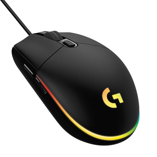 Souris Gaming filaire Logitech G203 Lightsync RGB pour PC, Mac Noir État correct reconditionné disponible sur Fnac