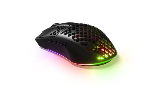 Souris Gaming sans fil Wifi SteelSeries Aerox 3 Onyx Noir État correct SteelSeries reconditionné disponible sur Fnac