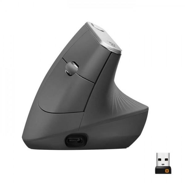 Souris Logitech MX VERTICAL Sans fil Reconditionné Logitech reconditionné disponible sur Backmarket