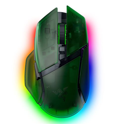 Souris sans fil gaming Razer Basilisk V3 Pro Phantom Green Edition Vert et Noir État correct reconditionné disponible sur Fnac