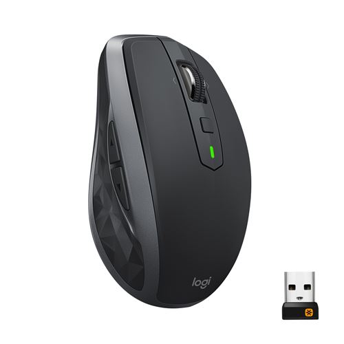 Souris sans fil Logitech MX Anywhere 2S Noir Graphite État correct Logitech reconditionné disponible sur Fnac