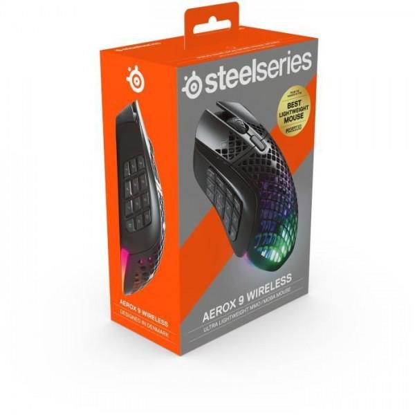 Voir photo 2 de Souris Steelseries Aerox 9 Wireless Gaming Mouse Sans fil | Dero Souris Steelseries Aerox 9 Wireless Gaming Mouse Sans fil Reconditionné SteelSeries reconditionné photo 2 | Dero