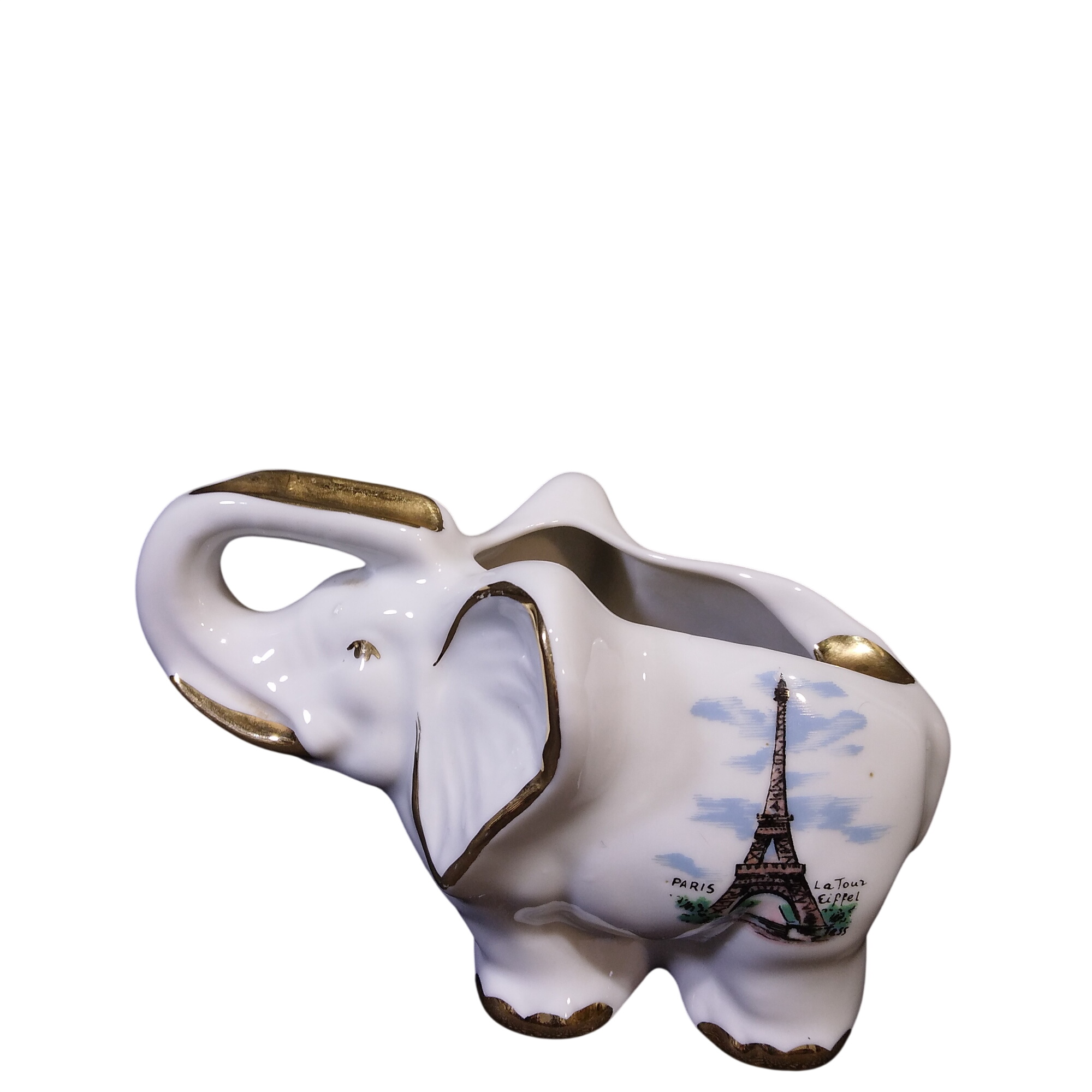 Acheter Souvenir de Paris, cendrier éléphant en porcelaine Très bon état - 10,00 € Souvenir de Paris, cendrier éléphant en porcelaine Très bon état reconditionné disponible sur Label Emmaüs