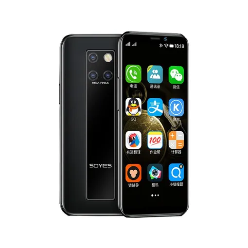 Soyes S10-H Petit Smartphone 3,49 pouces Android 9.0 Face ID 2100mAh 4G Dual SIM 64 Go Noir Bon état reconditionné disponible sur Rakuten