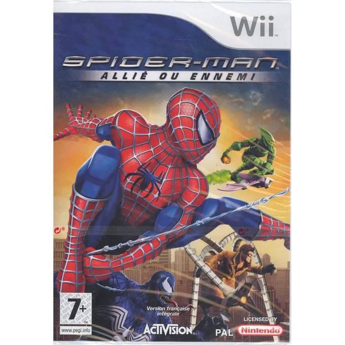 SPIDERMAN ALLIE OU ENNEMI / JEU CONSOLE NINTENDO W Reconditionné N/A reconditionné disponible sur Cdiscount Seconde Vie