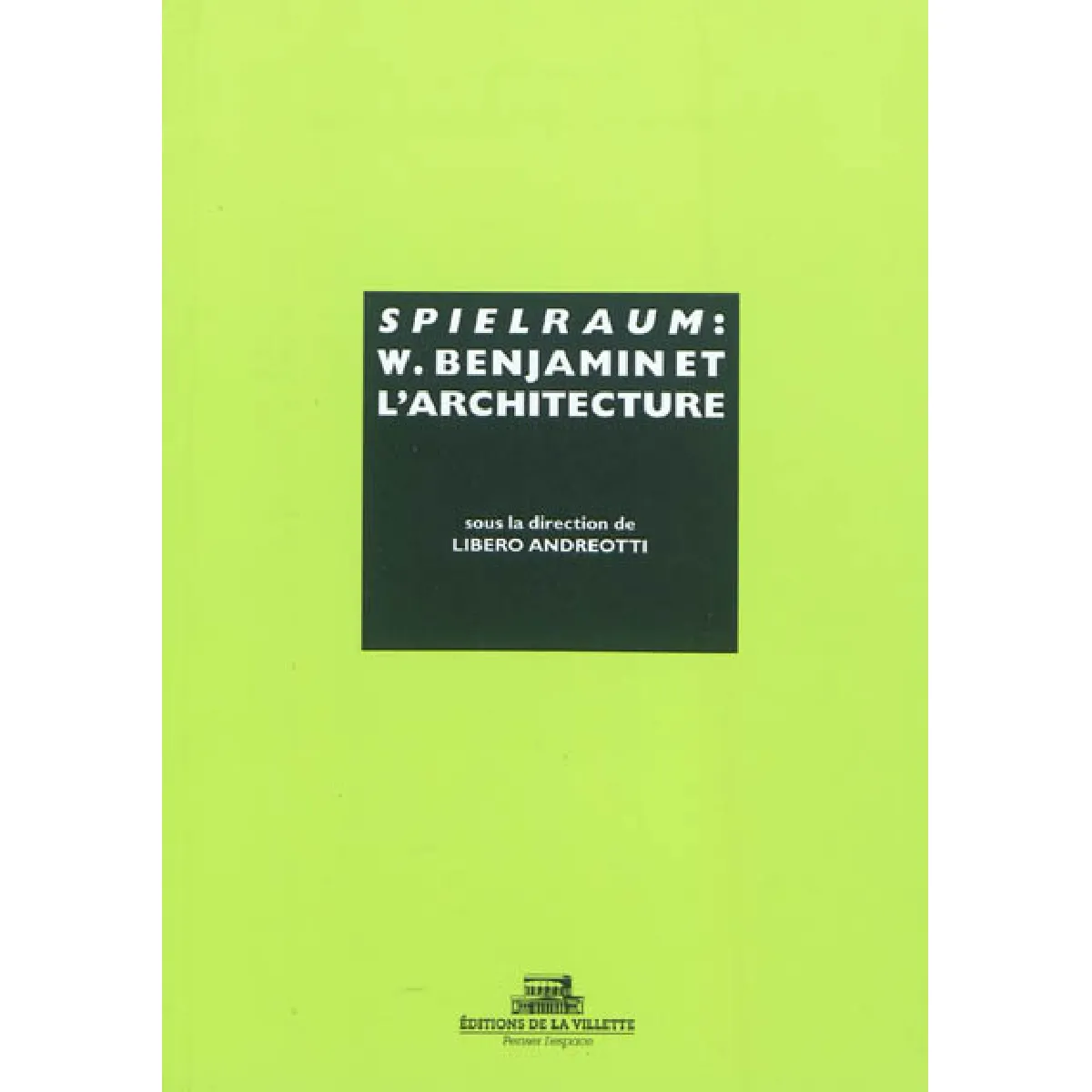 Acheter Spielraum : Walter Benjamin et l'architecture État correct - 15,34 € Spielraum : Walter Benjamin et l'architecture État correct N/A (Il ne s'agit pas d'une marque reconditionné disponible sur Rue du Commerce Seconde Vie