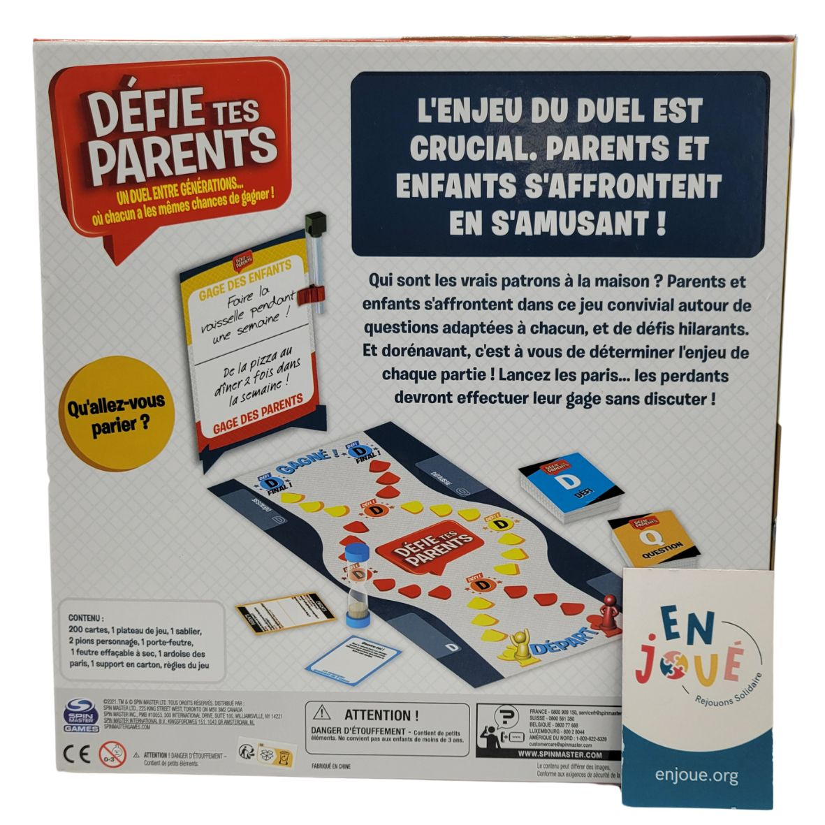 Voir photo 6 de Spin Master Games Défie tes Parents à partir de 6 ans. Spin Master Games Défie tes Parents à partir de 6 ans. Très bon état reconditionné photo 6