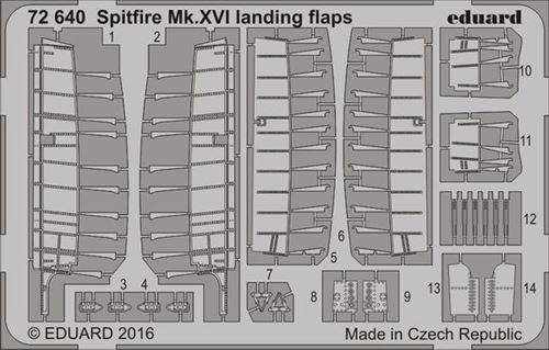Spitfire Mk.xvi Landing Flaps F.eduard - 1:72e - Eduard Accessories État correct N/A reconditionné disponible sur Fnac