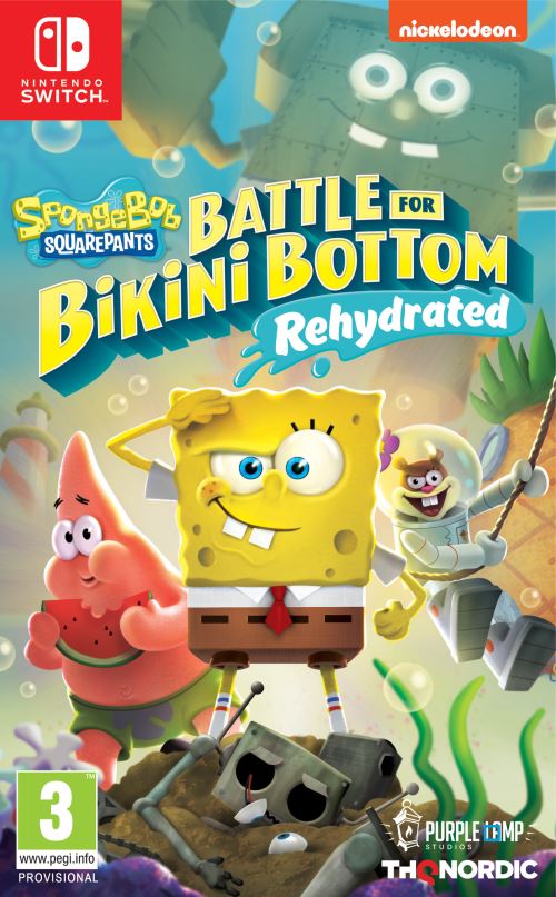 Spongebob SquarePants Battle for Bikini Bottom Rehydrated Nintendo Switch État correct reconditionné disponible sur Fnac
