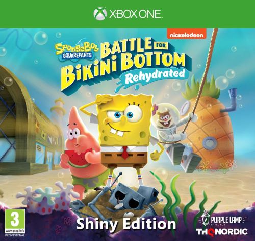 SpongeBob SquarePants Battle for Bikini Bottom Rehydrated Shiny Edition Xbox One État correct Koch Media reconditionné disponible sur Fnac