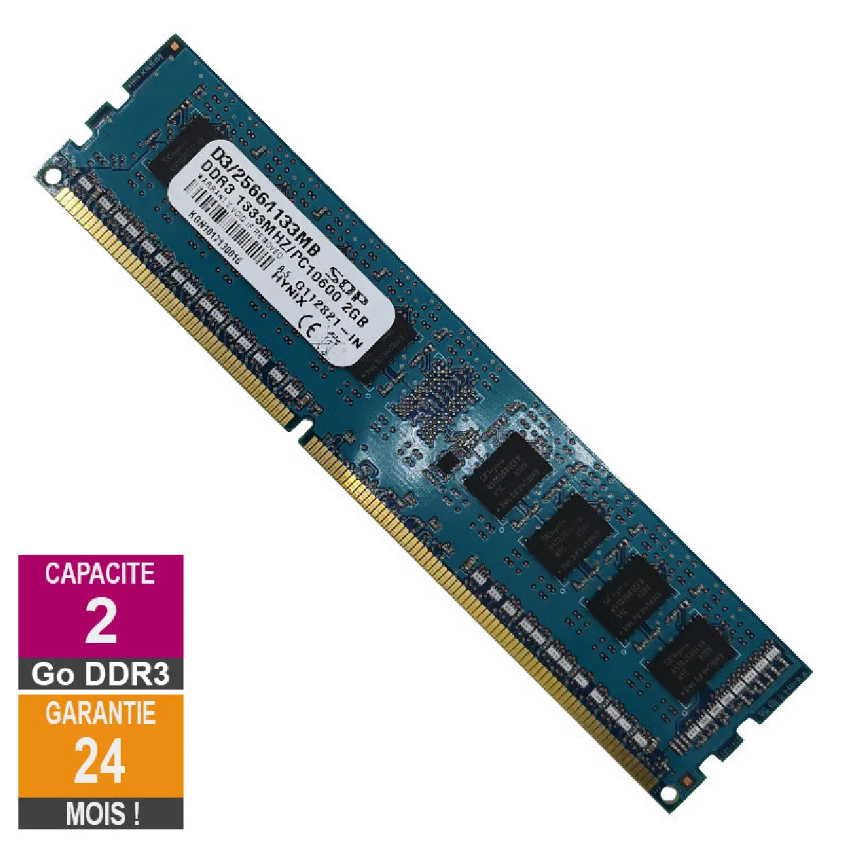 Acheter Sqp D3/25664133MB 2Go 1333MHz DDR3 Reconditionné - 14,69 € Sqp D3/25664133MB 2Go 1333MHz DDR3 Reconditionné N/A reconditionné disponible sur Rue du Commerce Seconde Vie