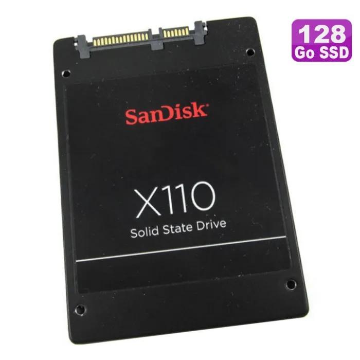SSD 128Go 2.5 SanDisk X110 SD6SB1M-128G-1006 HP 724415-001 665961-001 Reconditionné - 31,90 € SSD 128Go 2.5 SanDisk X110 SD6SB1M-128G-1006 HP 724415-001 665961-001 Reconditionné SanDisk reconditionné disponible sur Cdiscount Seconde Vie | Dero
