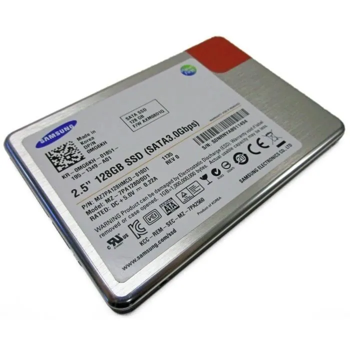 SSD 128Go 2.5 SATA 3.0Gbps Solid State Drive MZ-7PA180/0D1 SamSung Garantie 1 an Reconditionné - 35,19 € SSD 128Go 2.5 SATA 3.0Gbps Solid State Drive MZ-7PA180/0D1 SamSung Garantie 1 an Reconditionné Samsung reconditionné disponible sur Cdiscount Seconde Vie