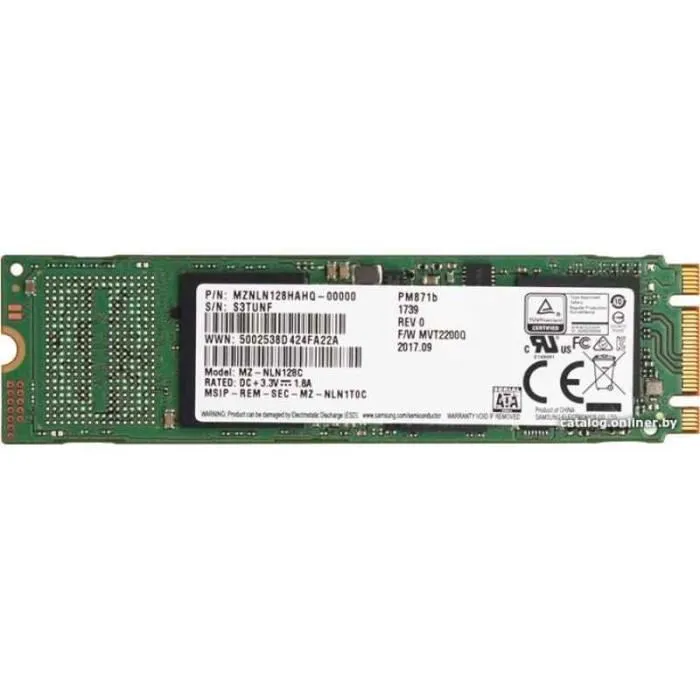 SSD interne Samsung PM871b MZNLN128HAHQmak19082 Reconditionné - 75,00 € SSD interne Samsung PM871b MZNLN128HAHQmak19082 Reconditionné Samsung reconditionné disponible sur Cdiscount Seconde Vie