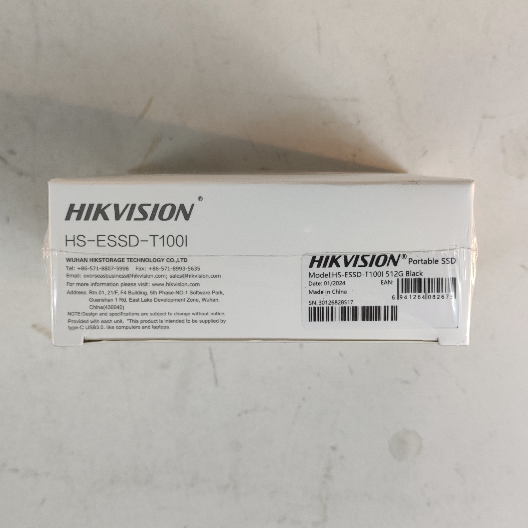 Voir photo 3 de SSD Portable Neuf encore sous son emballage, 512 Go, HikVision T-100l | Dero SSD Portable Neuf encore sous son emballage, 512 Go, HikVision T-100l Parfait état reconditionné photo 3 | Dero
