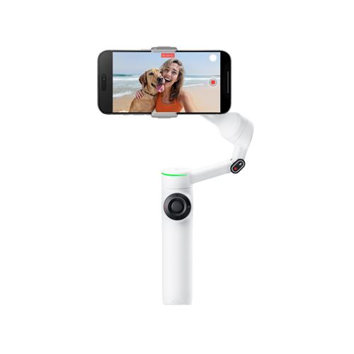 Stabilisateur pliable à 3 axes Insta360 Flow 2 Pro Standard Blanc État correct Insta360 reconditionné disponible sur Fnac