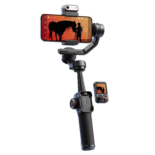 Stabilisateur vedette Hohem iSteady M7 Noir pour smartphone avec suivi par IA État correct Hohem reconditionné disponible sur Fnac