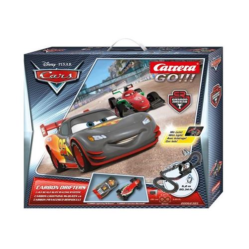 Stadlbauer - Circuit Carrera Go!!! Disney / Pixar - Carbon Drifters a l'échelle 1/43 État correct Carrera reconditionné disponible sur Fnac