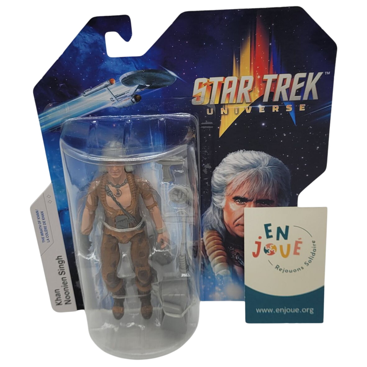 Star Trek Figurine de Khan à partir de 4 ans. Parfait état - 10,00 € Star Trek Figurine de Khan à partir de 4 ans. Parfait état reconditionné disponible sur Label Emmaüs