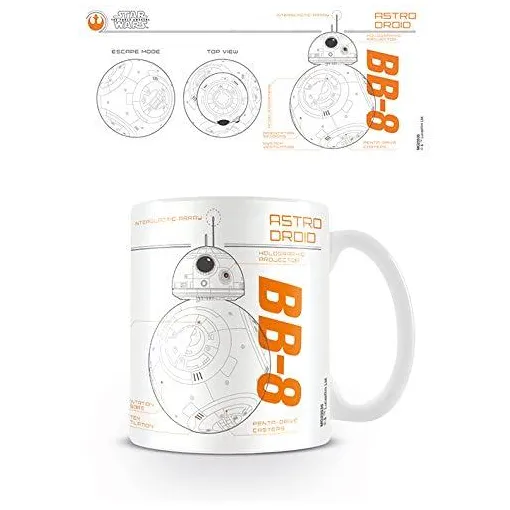 Star Wars - Épisode Vii Le Réveil De La Force Mug Avec Croquis De L'astrodroïde Bb-8 occasion reconditionné disponible sur Rakuten