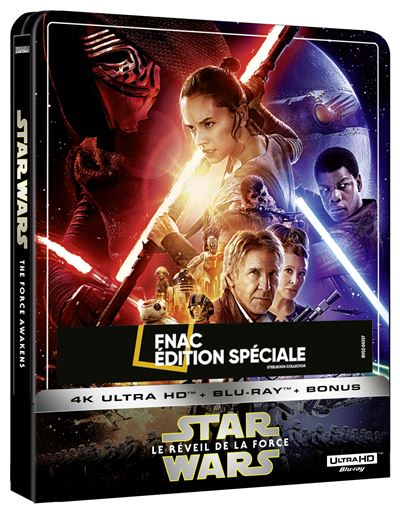 Star Wars Episode VII : Le réveil de la force SteelBook® Edition Spéciale Fnac Blu-ray 4K Ultra HD État correct reconditionné disponible sur Fnac