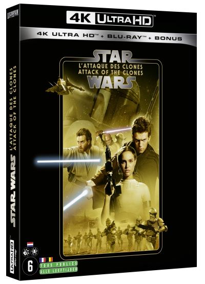 Star Wars L'Attaque des Clones Episode 2 Blu-ray 4K Ultra HD État correct reconditionné disponible sur Fnac