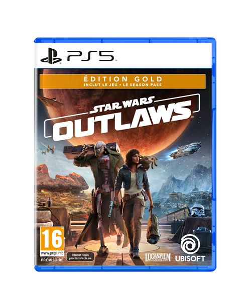 Star Wars Outlaws Edition Gold PS5 État correct Ubisoft reconditionné disponible sur Fnac