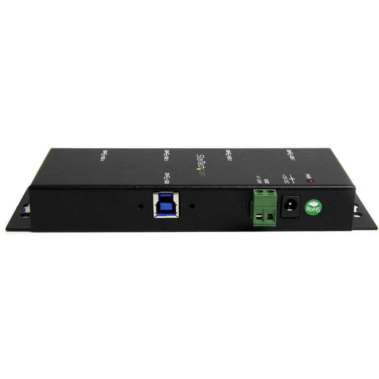 Voir photo 2 de StarTech.com Hub USB 3.0 4 Ports - 5Gbps - Hub USB-A Industriel en Métal - Hub de Données USB Montable au Mur ou sur le Bureau - Hub d'Extension USB Conforme TAA - Excellent état | Dero StarTech.com Hub USB 3.0 4 Ports - 5Gbps - Hub USB-A Industriel en Métal - Hub de Données USB Montable au Mur ou sur le Bureau - Hub d'Extension USB Conforme TAA - Excellent état Parfait état StarTech.com reconditionné photo 2 | Dero