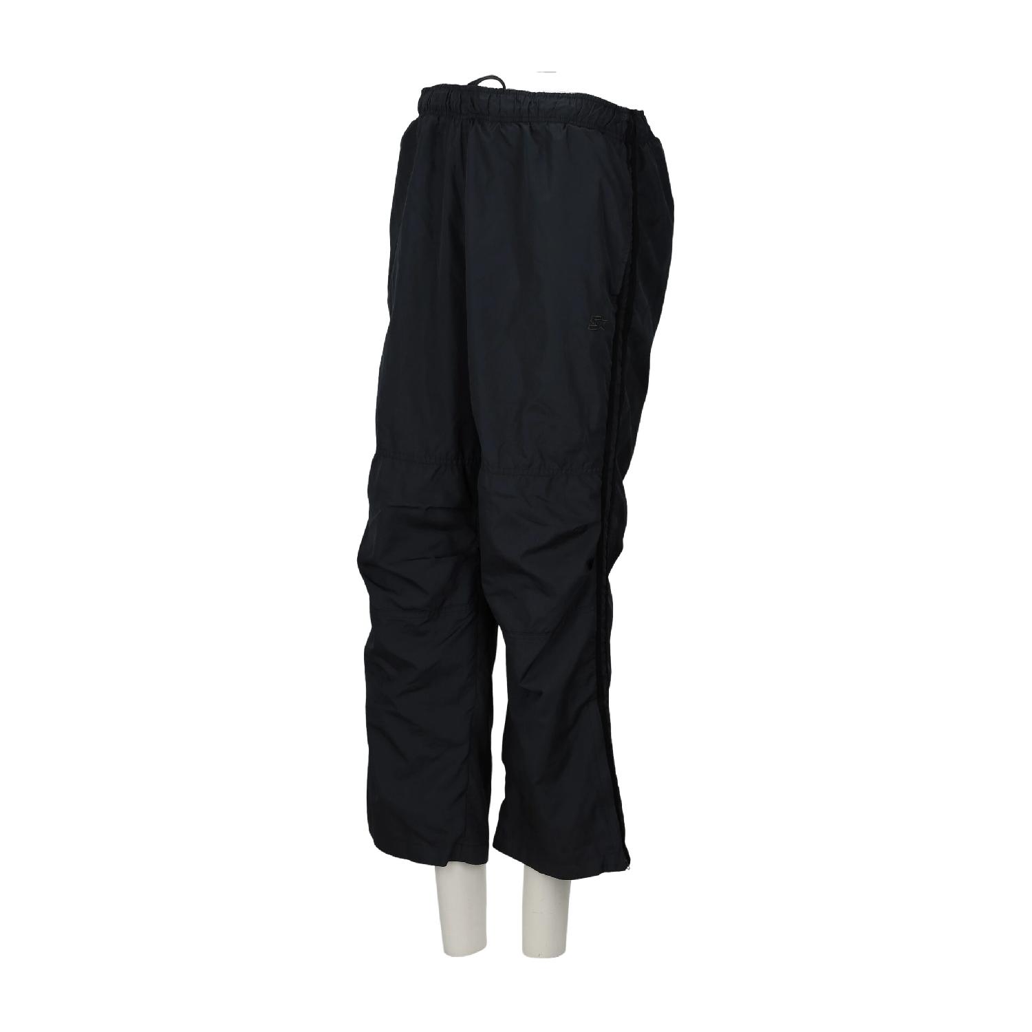 Starter Jogging Vintage Coupe droite Y2K Taille élastiquée à cordon Homme Taille L Noir Très bon état Starter reconditionné disponible sur Sporteed | Dero