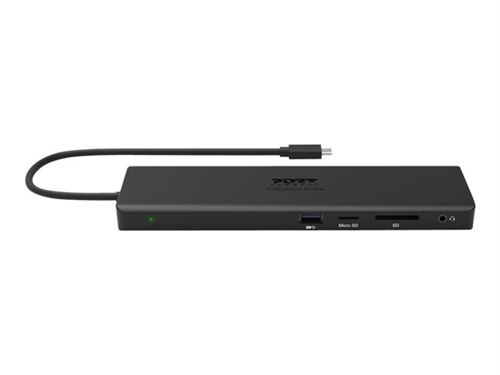 Station d'accueil de voyage USB-C Port Connect 11 en 1 Triple Ecrans pour Windows et Mac OS 100 W Noir État correct N/A reconditionné disponible sur Fnac