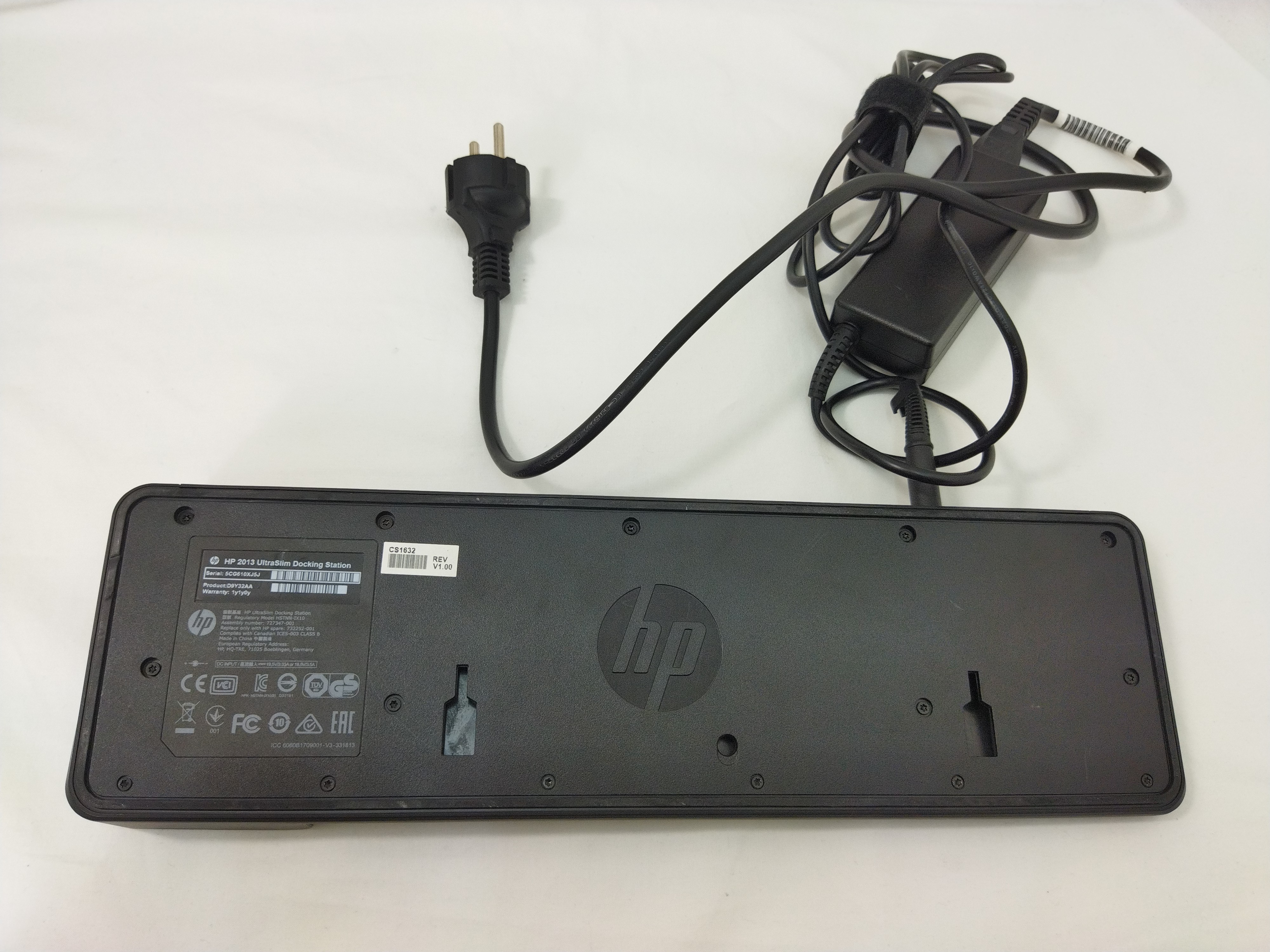 Station d'accueil HP ULTRASLIM DOCK 2013 très bon état - 14,99 € Station d'accueil HP ULTRASLIM DOCK 2013 très bon état reconditionné disponible sur Label Emmaüs