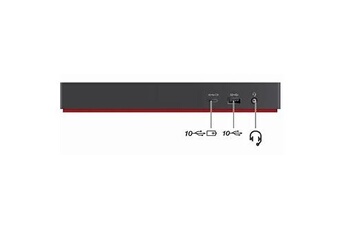 Station d'accueil PC portable filaire ThinkPad Universal Thunderbolt 4 135 W Noir Bon état - 255,05 € Station d'accueil PC portable filaire ThinkPad Universal Thunderbolt 4 135 W Noir Bon état Lenovo reconditionné disponible sur Darty