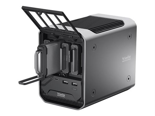 Station d'accueil pour lecteur de cartes SanDisk Professional PRO-DOCK 4 Gris État correct SanDisk Professional reconditionné disponible sur Fnac