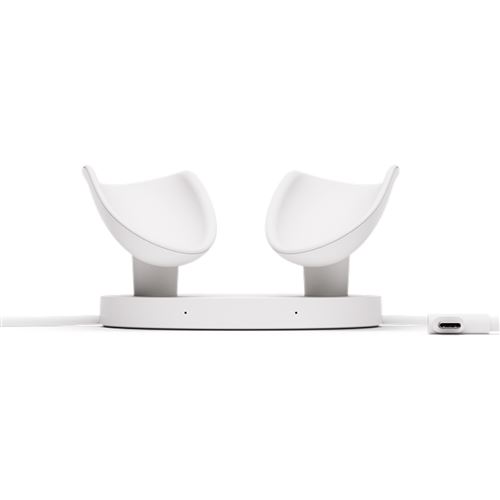 Station de charge compacte pour Meta Quest 3 et 3S Blanc lunaire État correct Meta reconditionné disponible sur Fnac