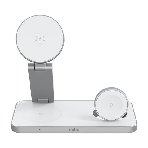 Station de charge rapide sans fil aimantée 3 en 1 Echo Office Station 2 Blanc État correct Amazon Echo reconditionné disponible sur Fnac
