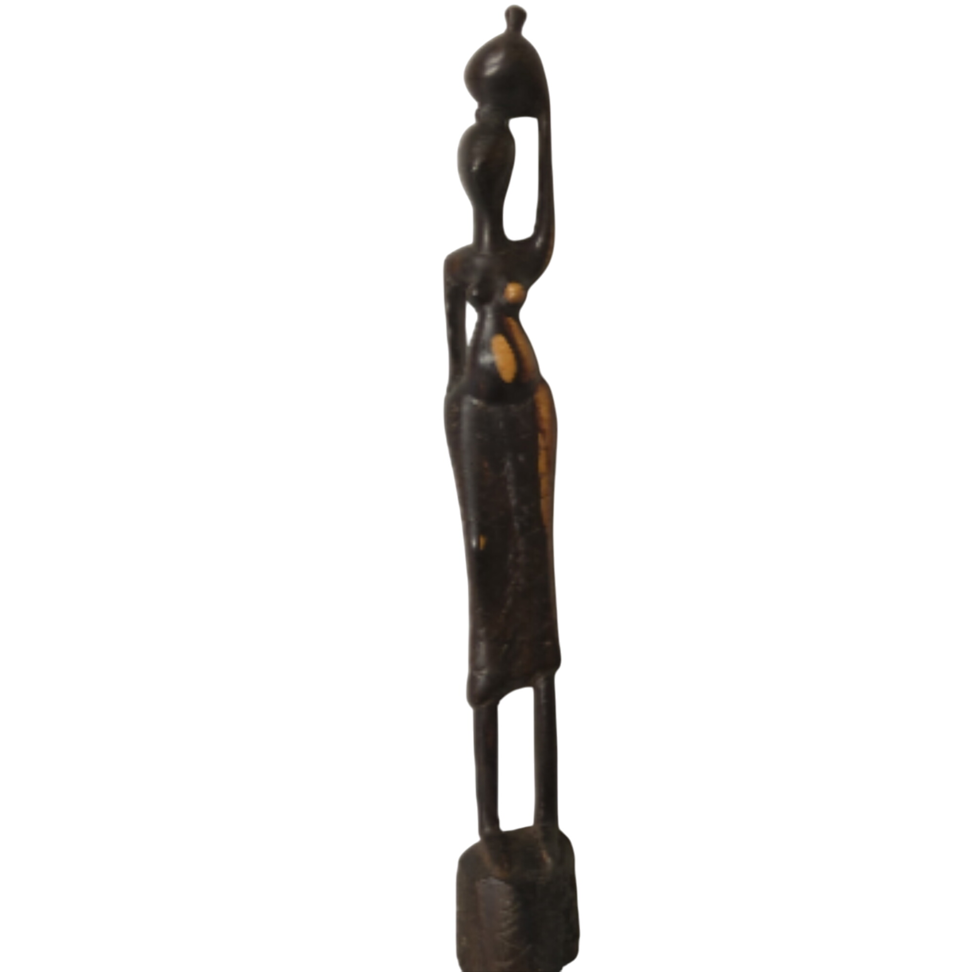 Acheter Statuette Africaine en ébène Bon état - 10,00 € Statuette Africaine en ébène Bon état reconditionné disponible sur Label Emmaüs