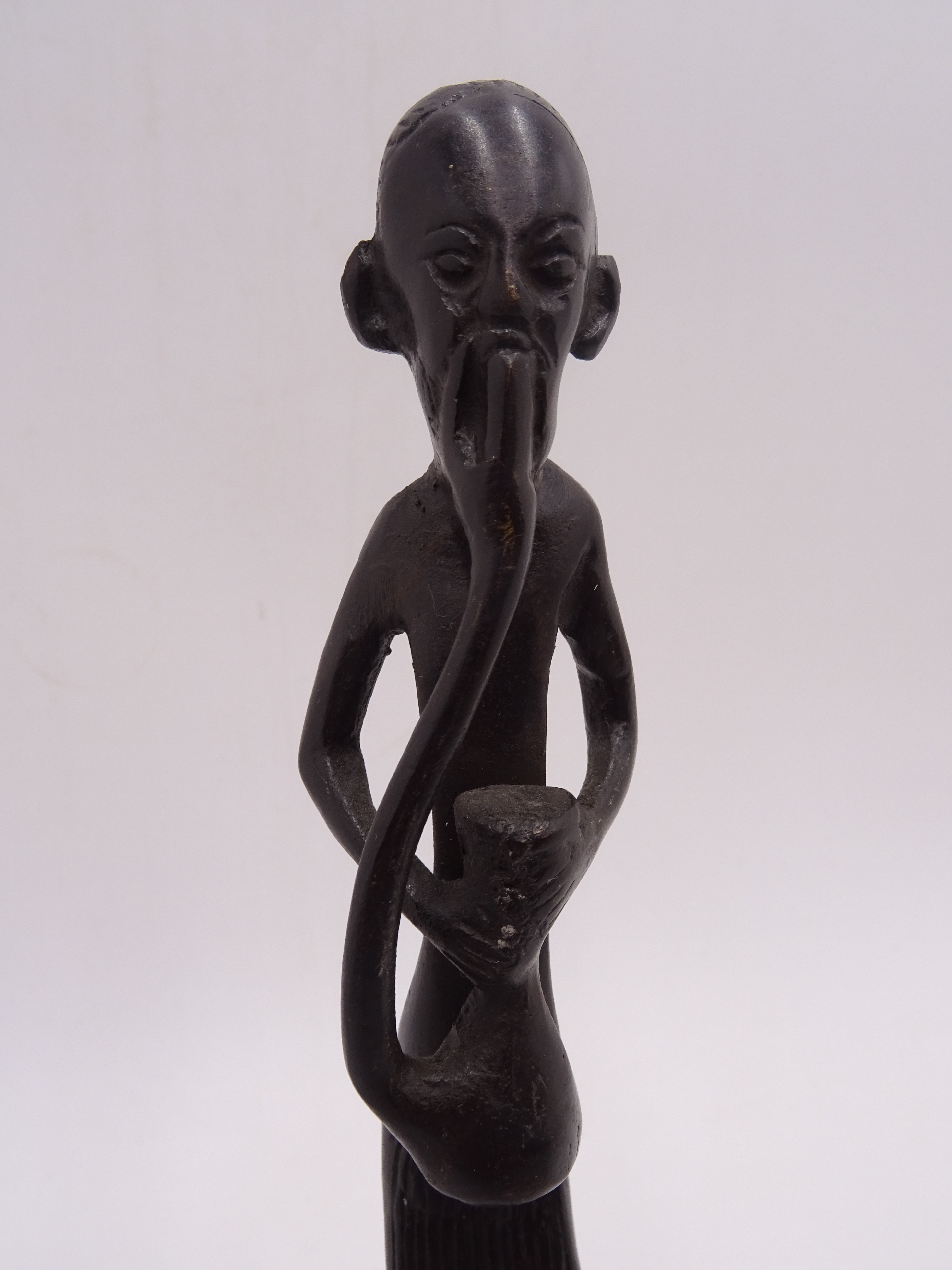 Voir photo 2 de Statuette africaine en métal Statuette africaine en métal Bon état reconditionné photo 2