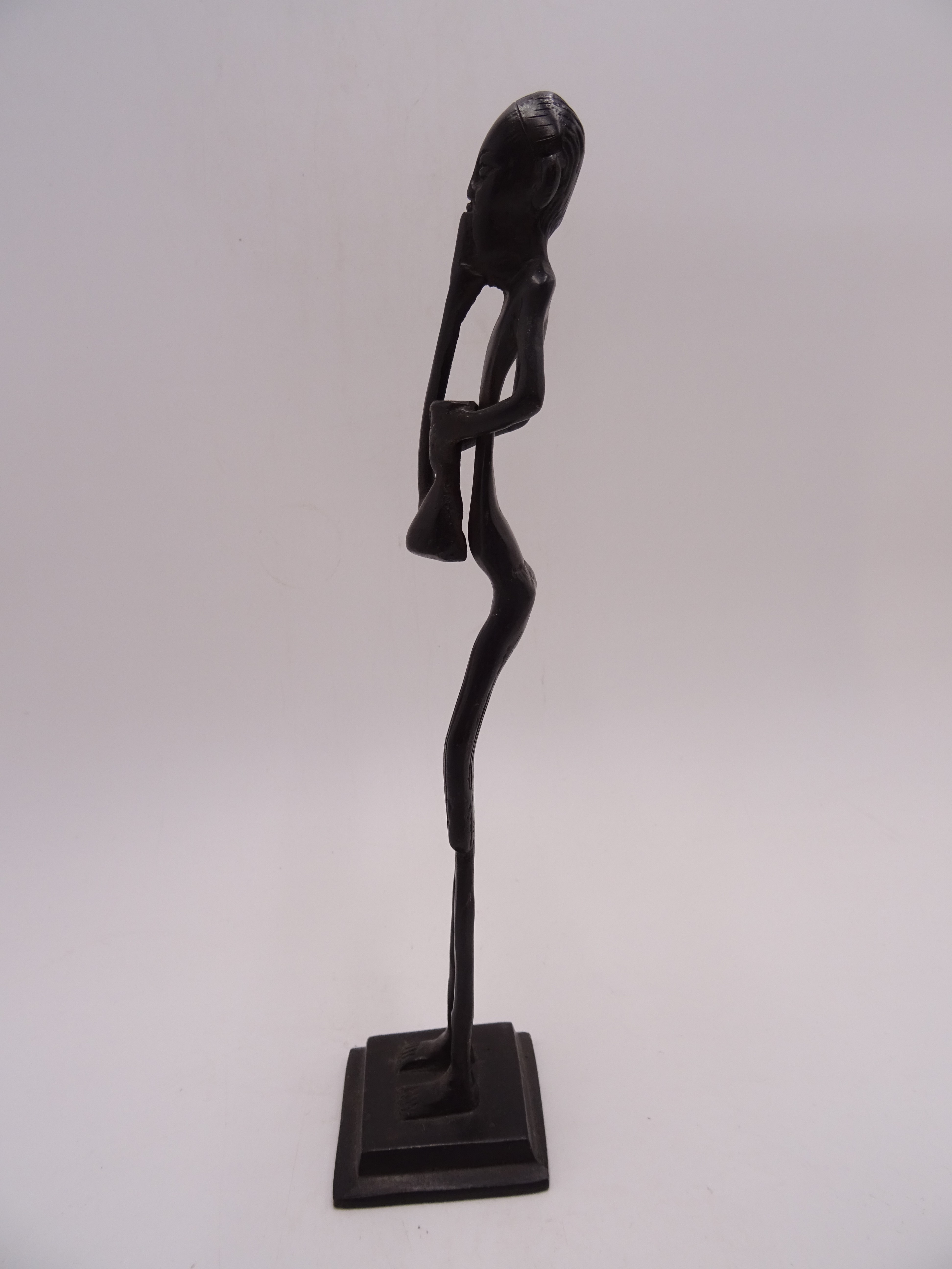 Voir photo 5 de Statuette africaine en métal Statuette africaine en métal Bon état reconditionné photo 5