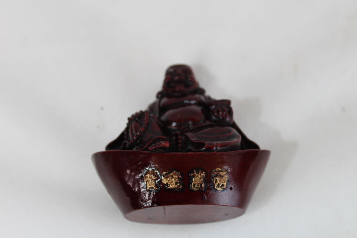 Voir photo 3 de Statuette Bouddha rieur Statuette Bouddha rieur Très bon état reconditionné photo 3