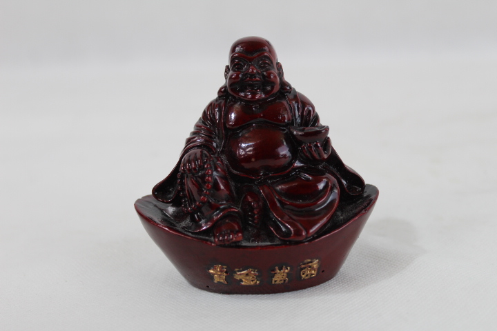 Statuette Bouddha rieur Très bon état - 10,00 € Statuette Bouddha rieur Très bon état reconditionné disponible sur Label Emmaüs